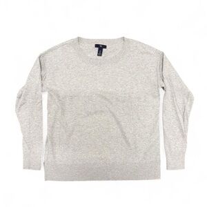 GAP Light Gray Crewneck Sweater for Men